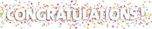 congratulations banner